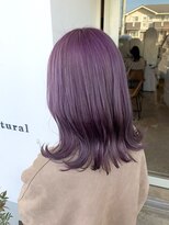 ナチュラル ヘアーデザイニング(Natural hair designing) #isghair grapevioletcolor
