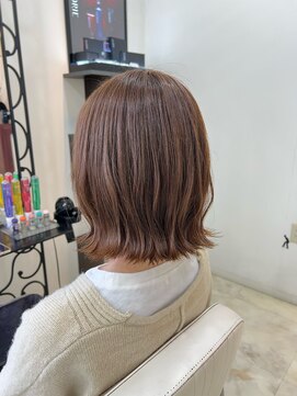 ラプトヘア(Rapt．HAIR) 大人気のゆるふわ外ハネボブ！ベージュカラーと相性抜群☆