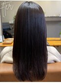髪質改善ストレート
