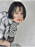 ショートバング × 顔周りレイヤーボブ【shiho】