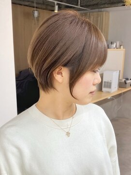 トト 船橋店(toto.) ピンクブラウン切りっぱなしボブ美髪くびれレイヤー小顔[西船橋]