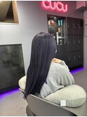 #ツヤカラー#ネイビーカラー#ツヤトリートメント