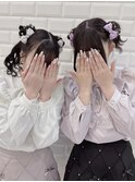 双子で可愛いくらげヘア*まゆ