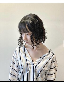 ワンインチ(1 inch) ボブパーマ/ボブ/暗髪ボブ