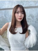 レイヤーカット ベージュカラー【野呂朱里】