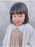 女の子カットスクールカットボブスタイルボブカットぱっつん