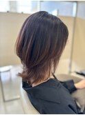 くびれミディアム×伸びても気にならないグラデーションカラー