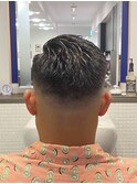 ハードパートスキンフェード[錦糸町/理容室/バーバー/メンズ]