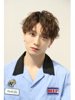 オーシャントーキョー 仙台(OCEAN TOKYO)&nbsp;波巻きマッシュスパイラルパーマセンターパート黒髪