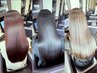 縮毛矯正orストレートパーマ + カット ＋ カラー + 髪質改善TR36200→27800