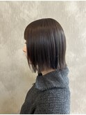 切りっぱなしボブ
