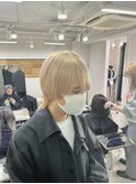ミルクティーベージュハイトーンメンズ成増