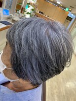 松本平太郎美容室 吉祥寺本店&nbsp;グレイヘア× ショート/30代40代50代60代