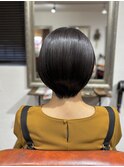 グレージュ系ショート