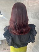 《姫路　Jillankh》ボルドーカラー　髪質改善　ダブルカラー