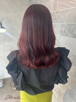 ジル アンク(Jill ankh)&nbsp;《姫路　Jillankh》ボルドーカラー　髪質改善　ダブルカラー