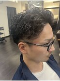 波巻きスパイラルセンターパートサイドパート韓国風マッシュ