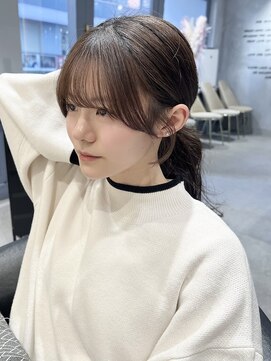 ロンドジェネルーズ 柏(Lond generous) ミニボブレイヤー/レイヤーカット/ショートボブ/顔周り韓国/柏柏