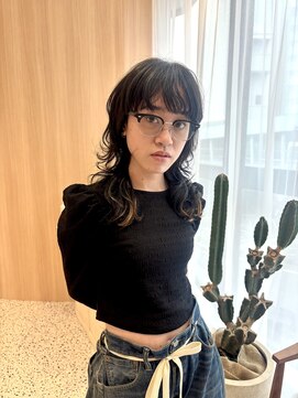 オン キャナルシティ博多前店(on) 【吉井伍克】セミロング/お手入れ簡単/くせ毛マレットスタイル