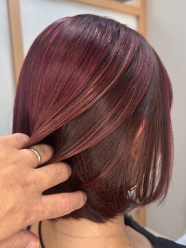 イゾラ(isola) 【isola】質感再整×アンブレラタッセルボブ/ピュアバイオレット