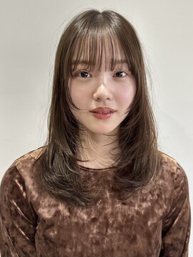 ポケット 渋谷(POCKET) ミディアムレイヤー/韓国ヘア