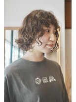 ミューズ バイ ケンジ(MUSE by KENJE) パーマボブショートスパイラル強め