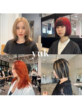 yuk【ユク】の写真/唯一無二のデザインカラーを提案!丁寧なカウンセリングとこだわりのカラー剤で実現。【本庄】