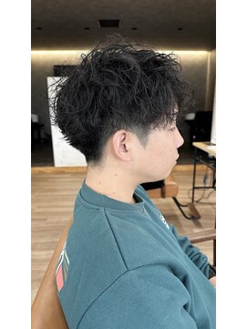 無造作パーマショート