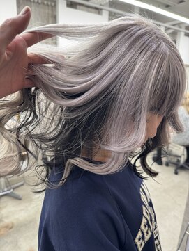 エゴル ナゴヤサカエ(ENGOL NAGOYA SAKAE) 坂野貴哉/シルバーカラー/インナーカラー/ハイトーンカラー