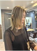 コントラストバレイヤージュ×レイヤーカット　宮下　【南浦和】
