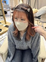 オーセンヘア(AUTHEN.HAIR) フレーミングカラー◎ コーラルピンク