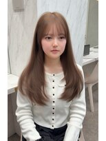 ロンド レア 天神大名店(Lond Le’a) 10代20代30代ミディアムレイヤー似合わせカット大人ガーリー