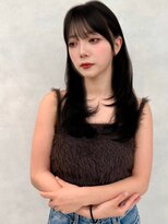 アッシュ 笹塚店(Ash)&nbsp;レイヤーロング/ヘルシースタイル/韓国ヘア/ベビーピンク/笹塚