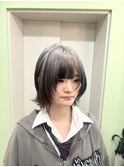ホワイト×ブラックルーツカラー