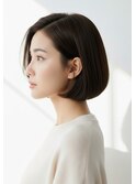 【30代40代50代】大人ひし形耳掛けボブ