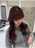 チェリーピンク/暖色カラー/ブリーチカラー/conoka