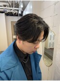 毛流れセンターパート