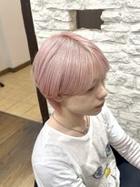 アンダーバーホワイト 広島 本通店(_WHITE) ホワイトピンク/ホワイトカラー/ブリーチ/ダブルカラー