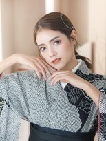 シャルメ 三宮店(CHARMER)&nbsp;成人式に！タイトなローポニー