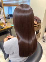 ヘアリゾート粋 トゥジュ 池袋東口店(tujuh) 髪質改善/ストレートロング/ナチュラルブラウン