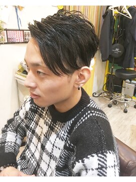 ルーナヘアー(LUNA hair) 『山科 ルーナ』ニューウェーブ×ツーブロック【草木真一郎】