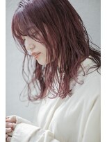 アンジュール(UNJOUR.)&nbsp;【UNJOUR 】ゆるウェーブ×チェリーレッド 20代30代40代