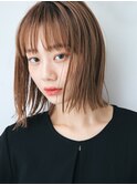 パッツンロブ
