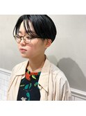 ショートヘア　刈り上げ女子　ハンサムショート