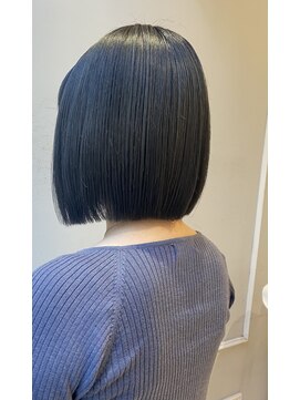 ネオリーブギンザ 銀座店(Neolive GINZA) 結べる長さの切りっぱなしボブ
