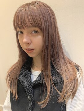 ジーナ 福岡天神(Zina) 艶髪 pink beige