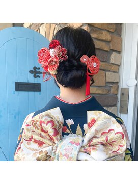 ミル(1001 mille) 卒業式・成人式に！和風で可愛いまとめ髪【1001mille】