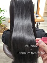 アンクラウド(an cloud)&nbsp;ブルーブラック/アッシュグレー/ブリーチなしカラー