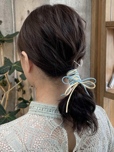 結婚式 お呼ばれヘアスタイル☆