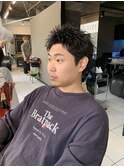 スパイキーショート ザクザクショート 無造作パーマ 骨格矯正